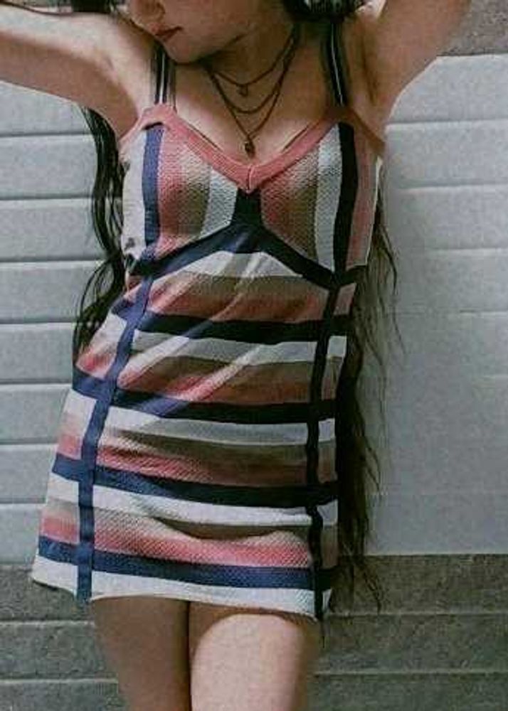 Grain V- Neck Bodycon Dress