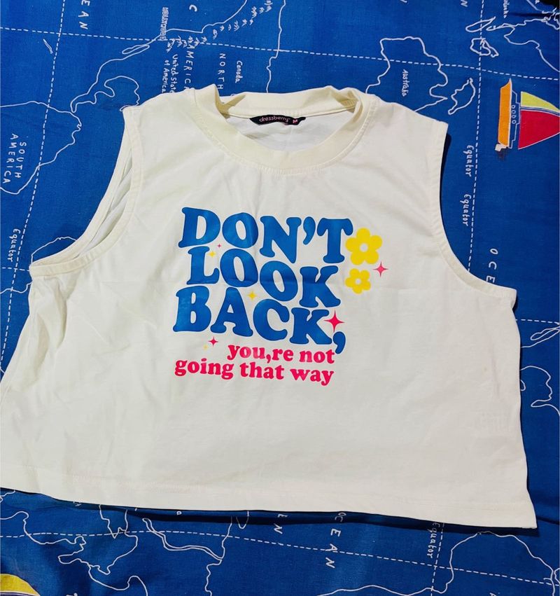 Cute Graphic Print Tank Top