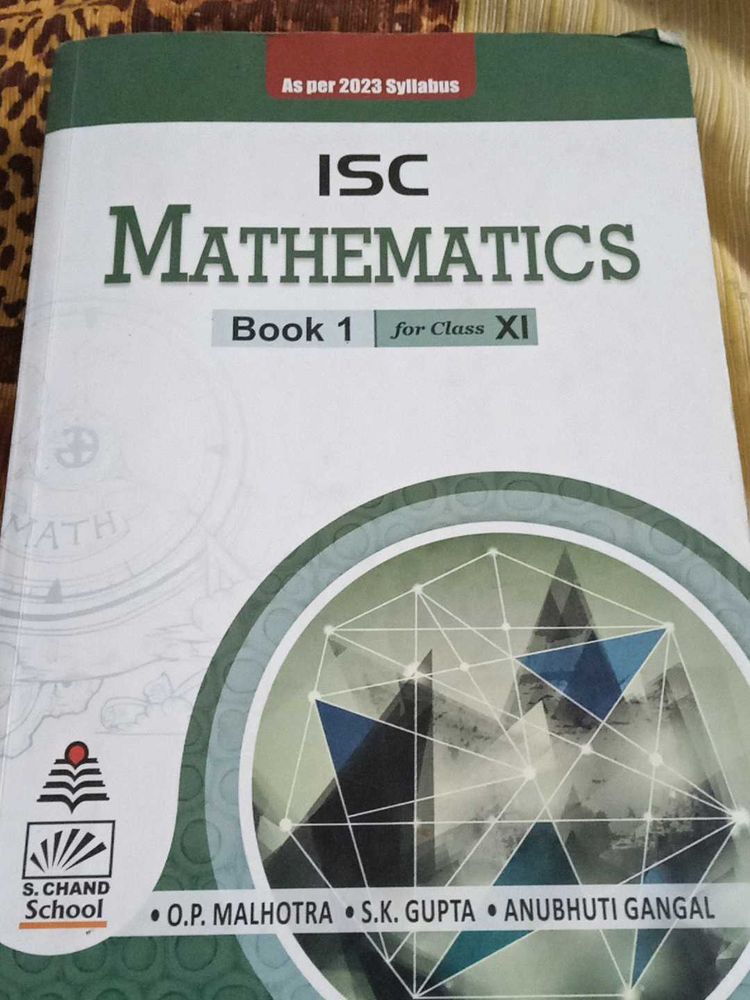 ISC Mathematics Book 1