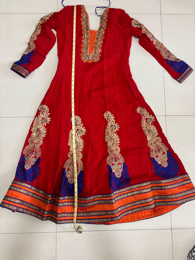 Red Festive Kurti