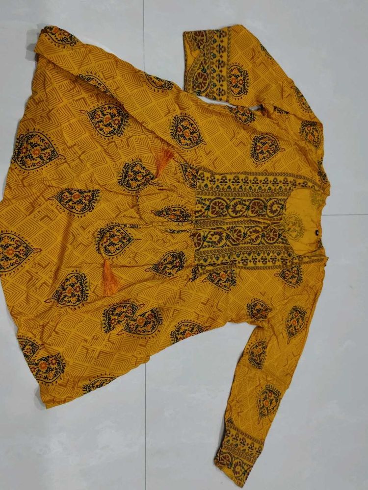 Printed Ethnic Half Kurta