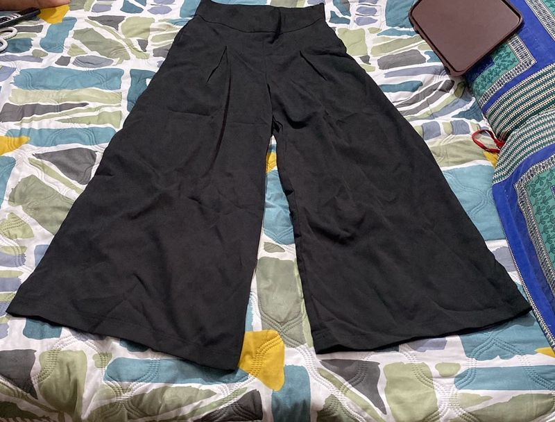 Black Wide Trouser