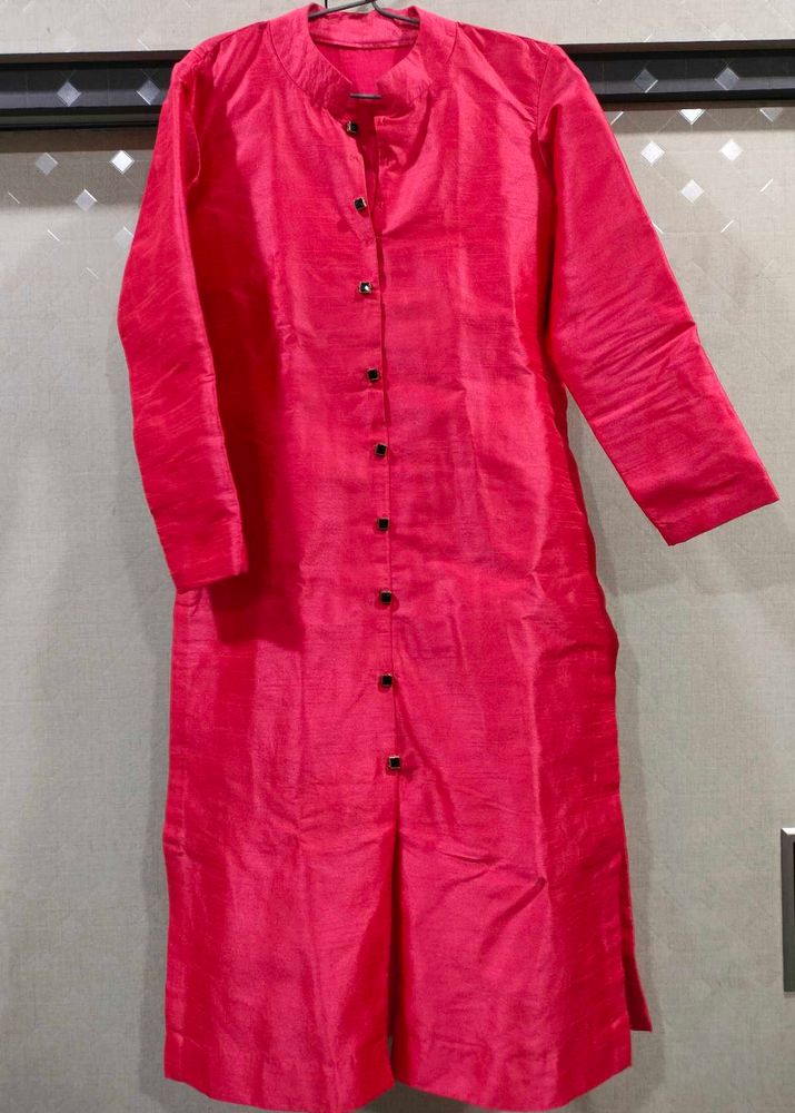 Dark Coral Pink Kurta