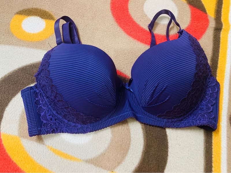 Purple Designer Padded Bra Not Used