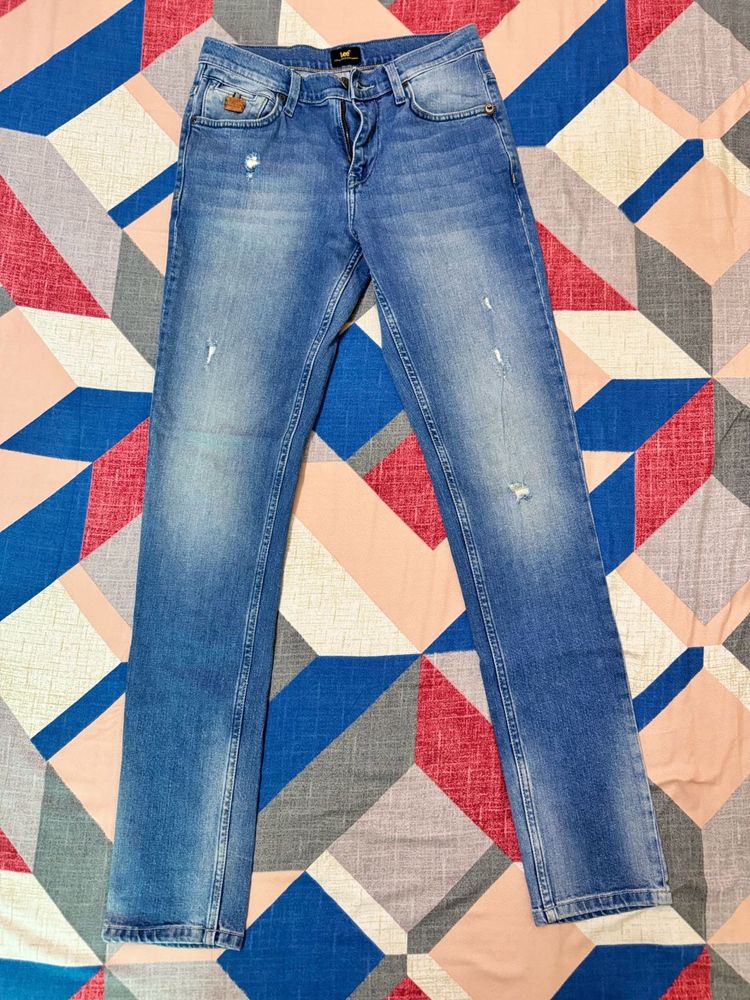 Lee Distressed Denim Jeans
