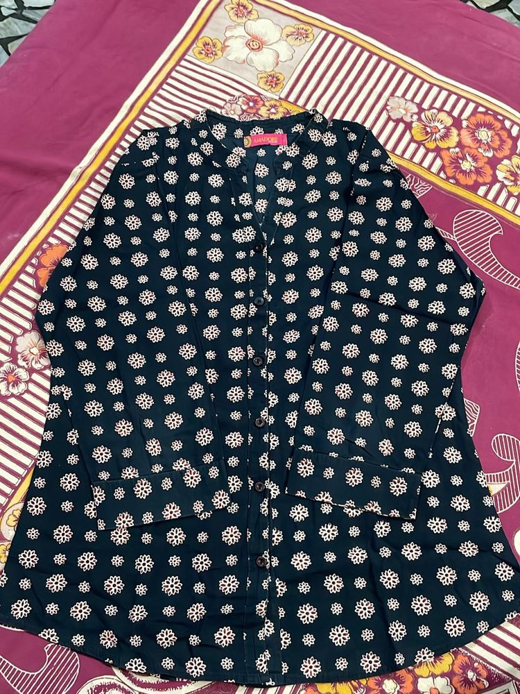 Black Cotton Tunic
