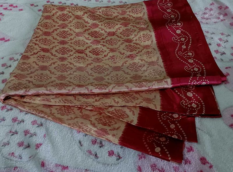 Pink Silk Saree!