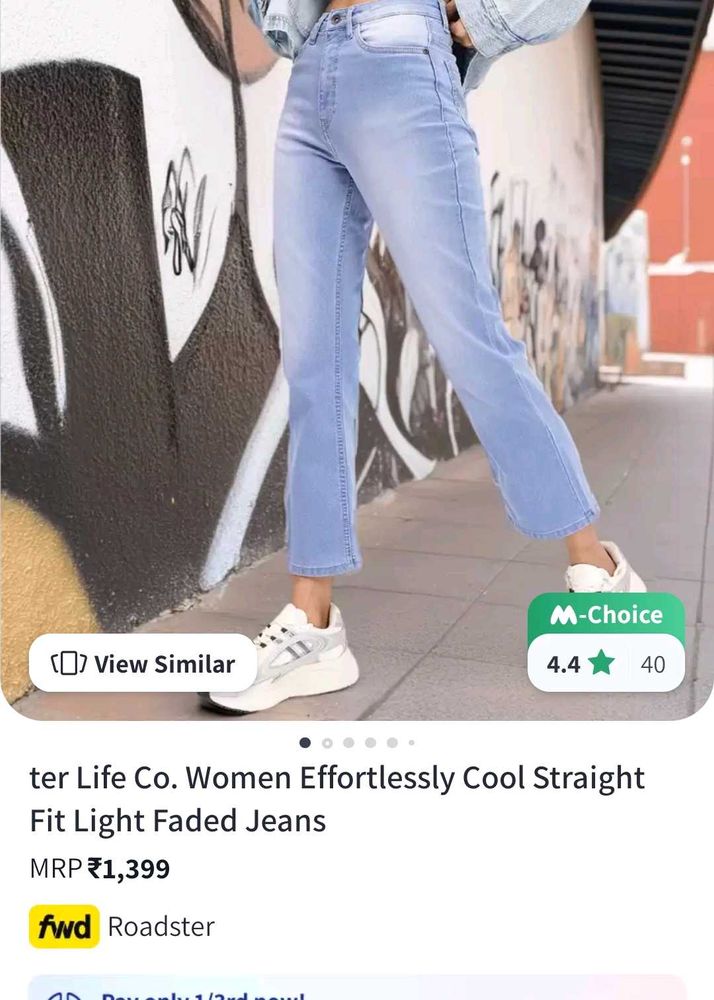 Roadster Straight Fit Jeans