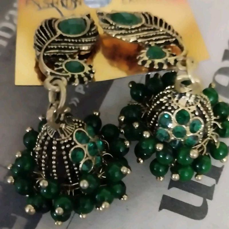 Green Stud Like Jumka