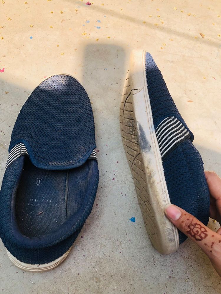 Blue Sneaker Shoes Casual