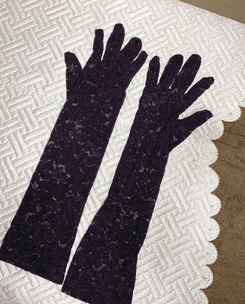 Black Net Gloves