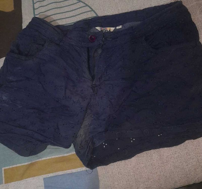 Pure Cotton Womens Shorts