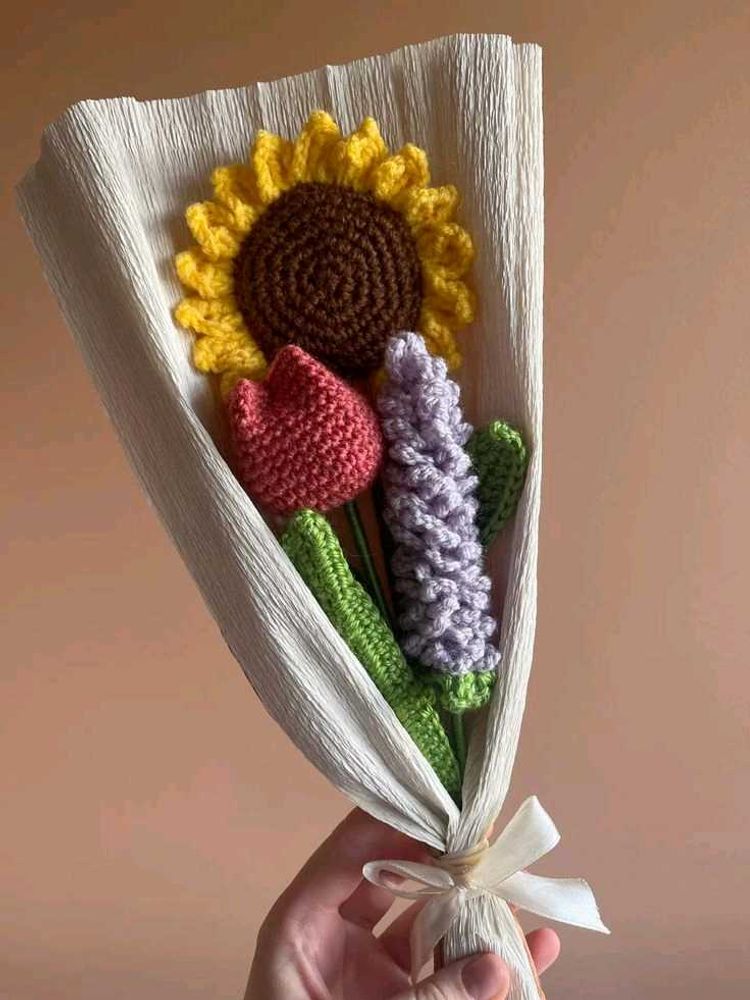 Crochet Flower Bouquet