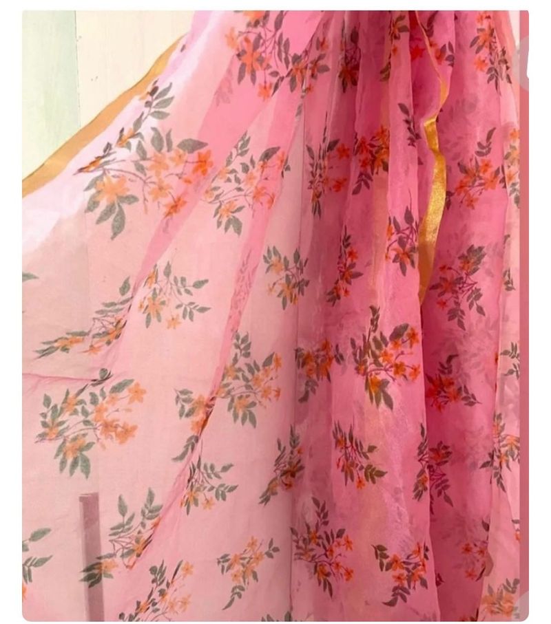 New Chanderi Cotton Dupatta With Tasselled Border