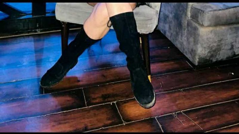 Black Suede Boots