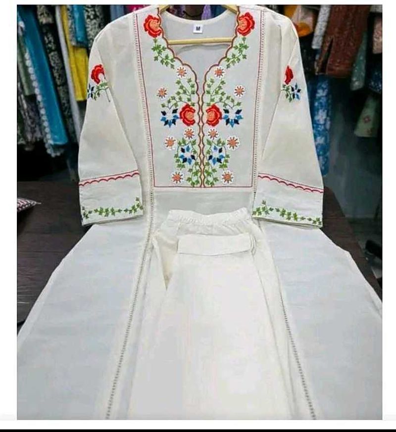 Two PCs Pure Cotton Suit