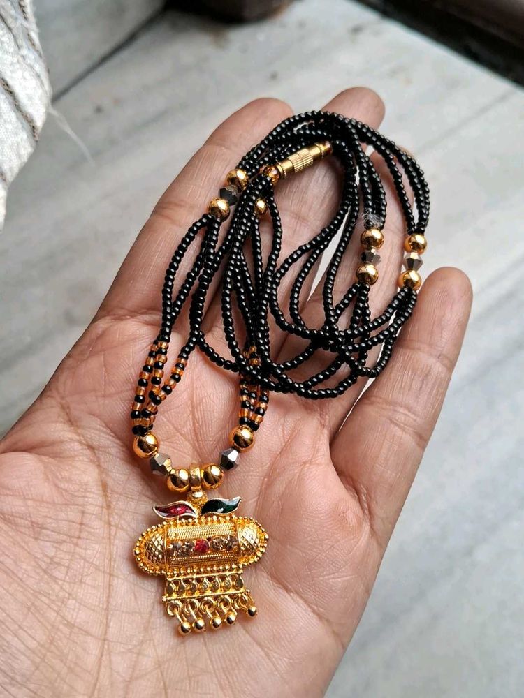 Traditional Gold Plated Mangalsutra(Short Length)