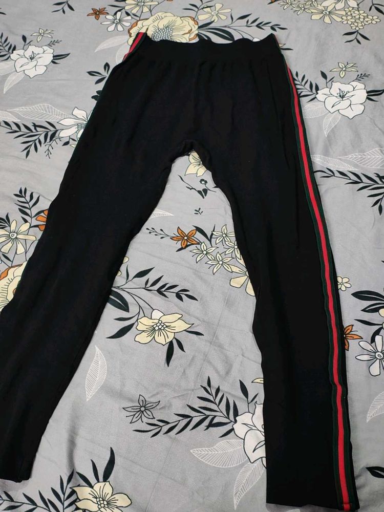 Striped Black Lounge Pants