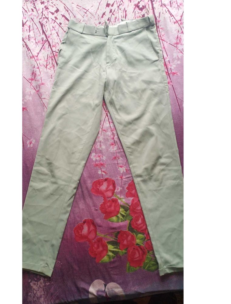 Casual Light Green Trouser