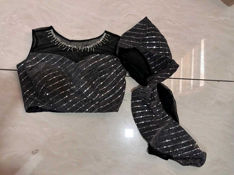 heavy black lengha unique 1 hand full sleves