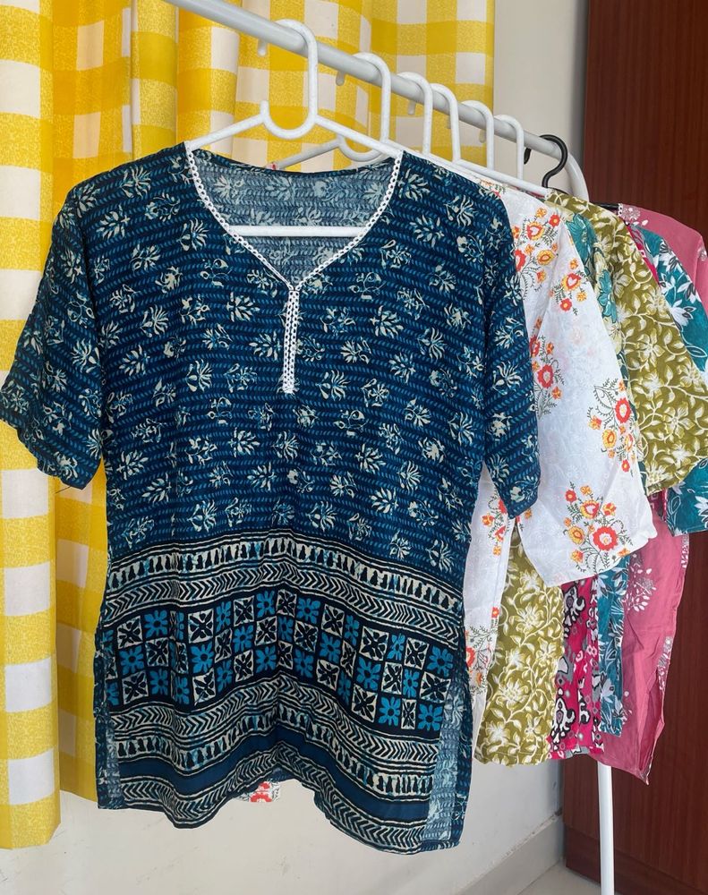 Floral Print Tunic Top