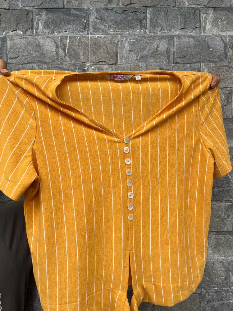 Mustard Yellow Top By Ginger Lifestyle
