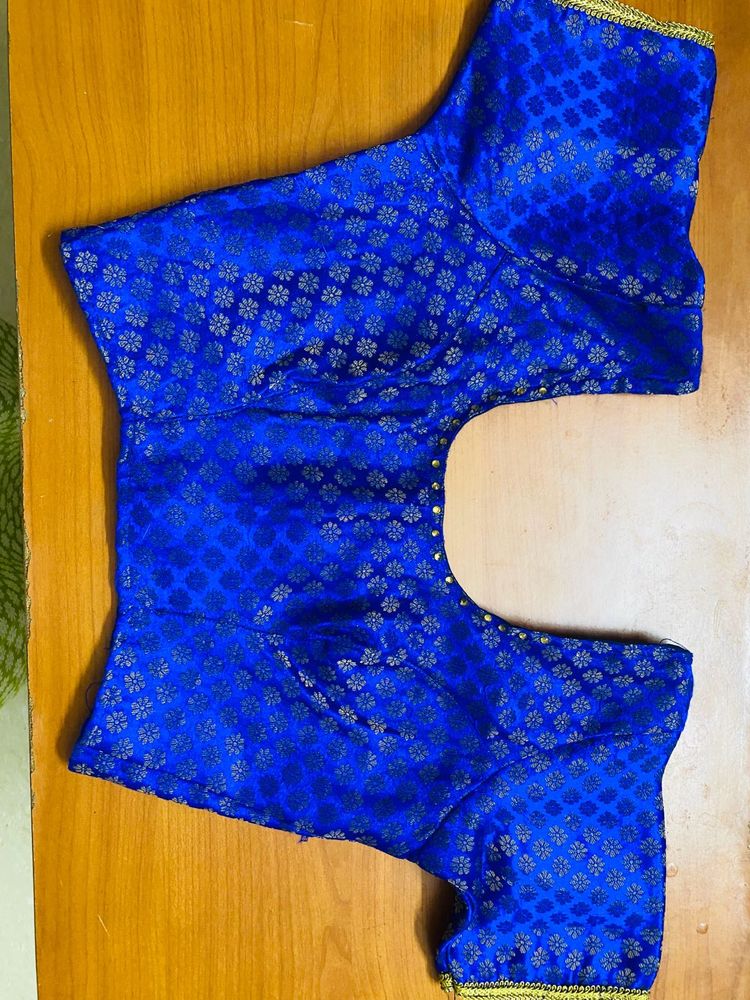 💙Royal Blue Brocade Blouse💙