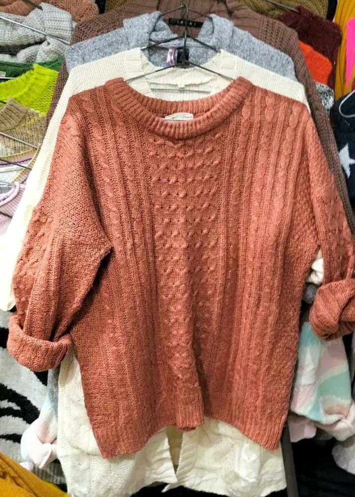 Rust Brown Sweater