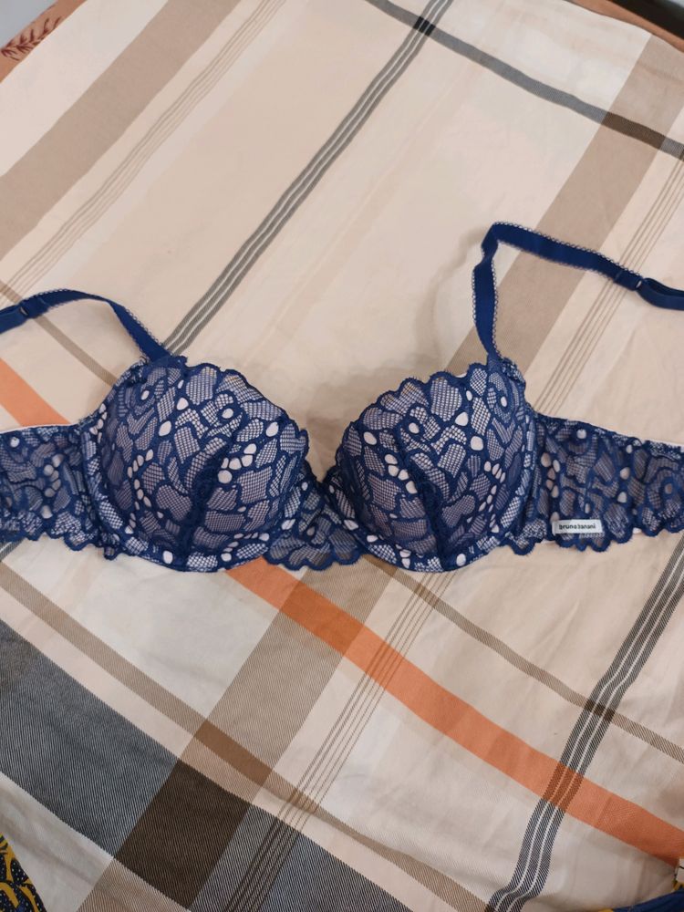 Beautiful Blue Lace Bra