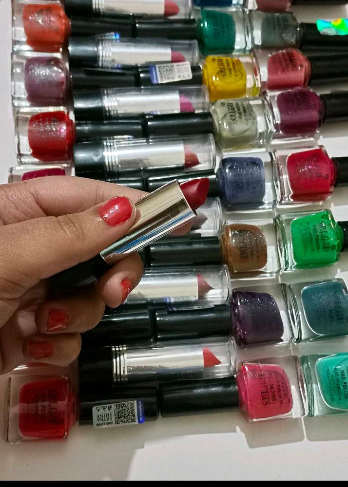 Lipsticks and Nail Polish Bundle