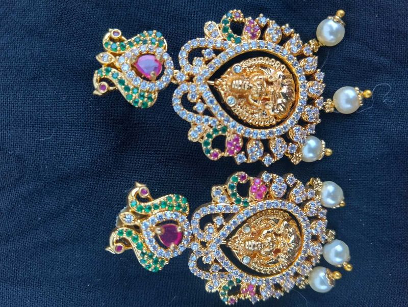 Elegant One Gram Gold Earrings