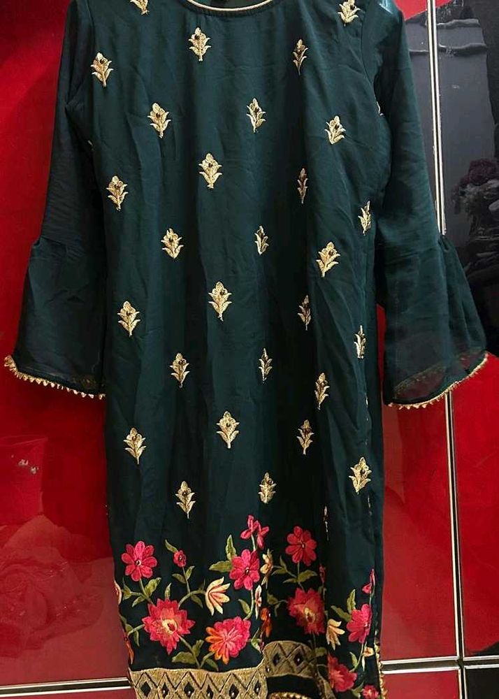 Elegant Embroidered Suit