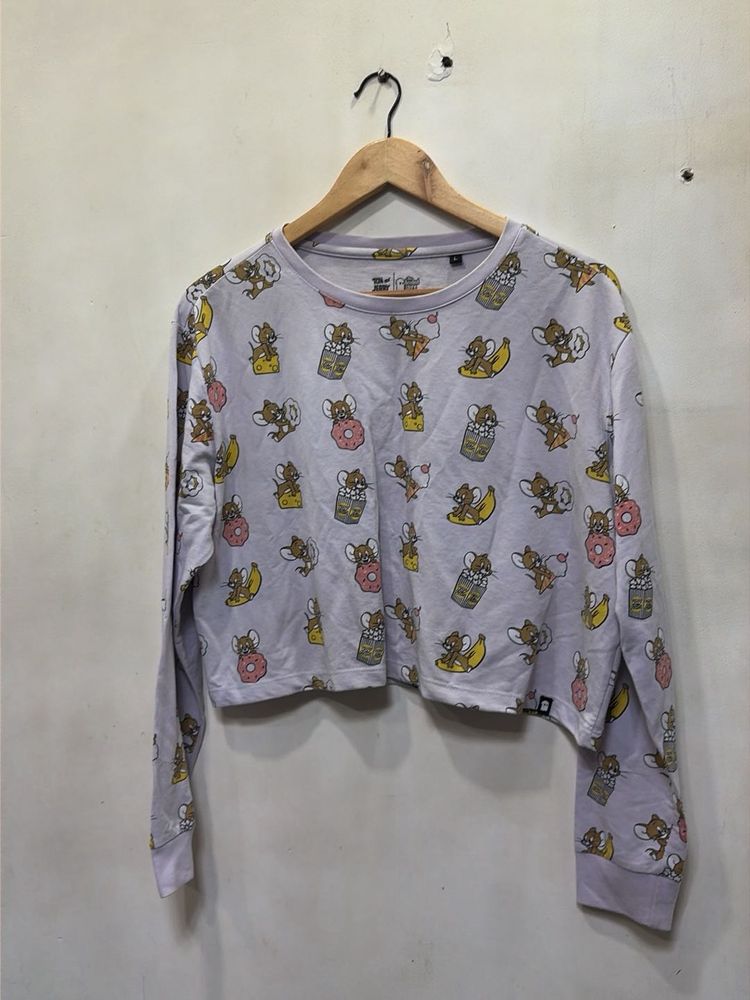 Jerry Print Long Sleeve Top