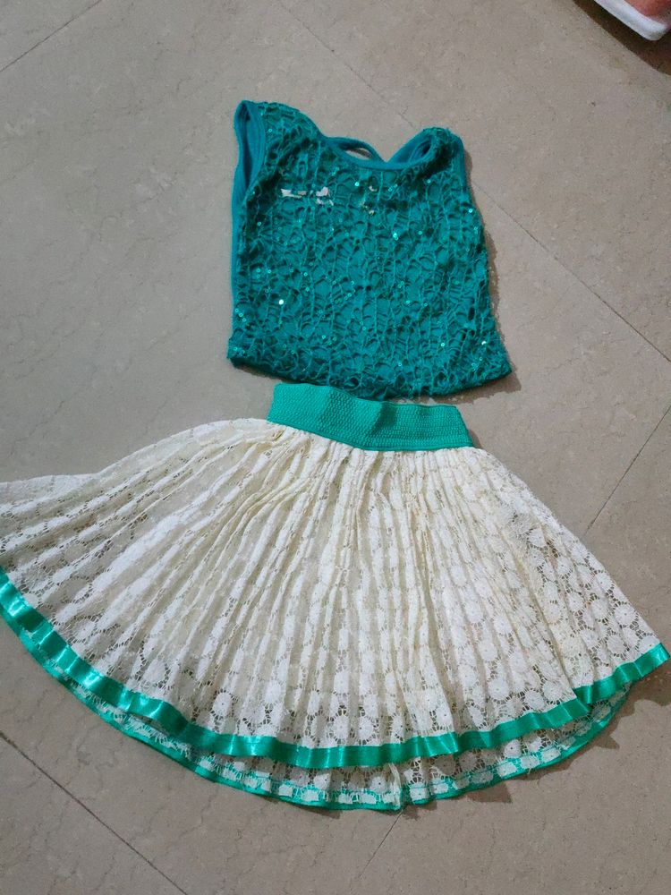 Cute Skirt And Blouse