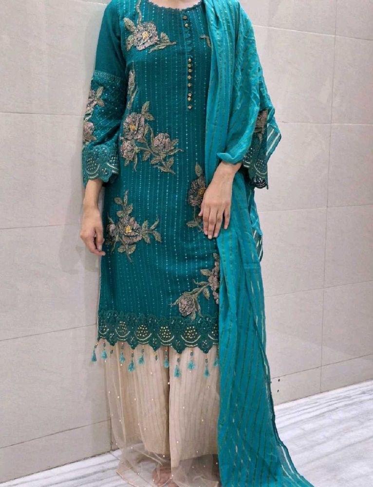 Elegant Embroidered Kurta Set