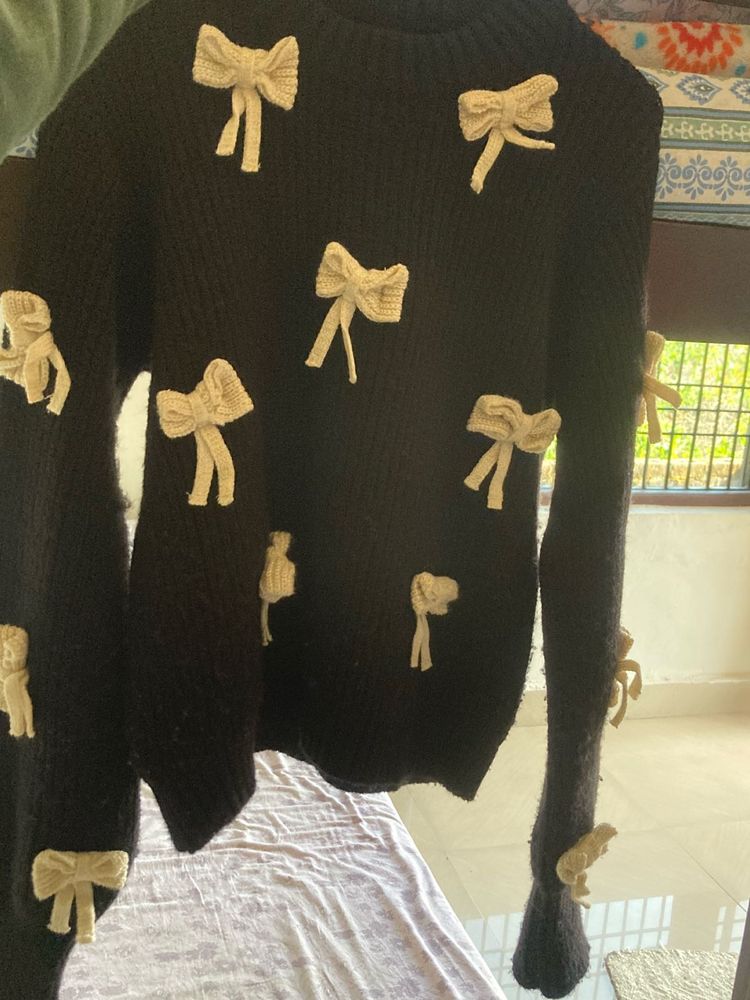 Cute Bow Sweater