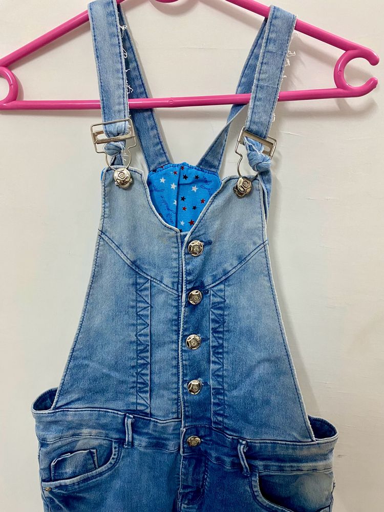 Women&#39;s Denim Slim Fit Dungaree