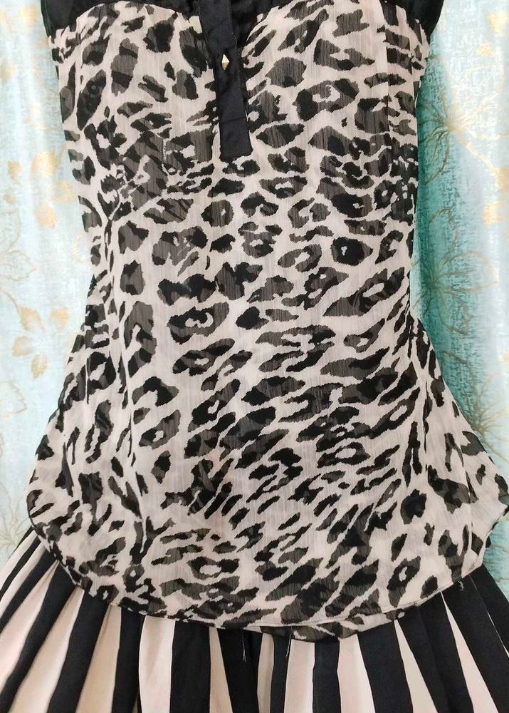 Top and skirt