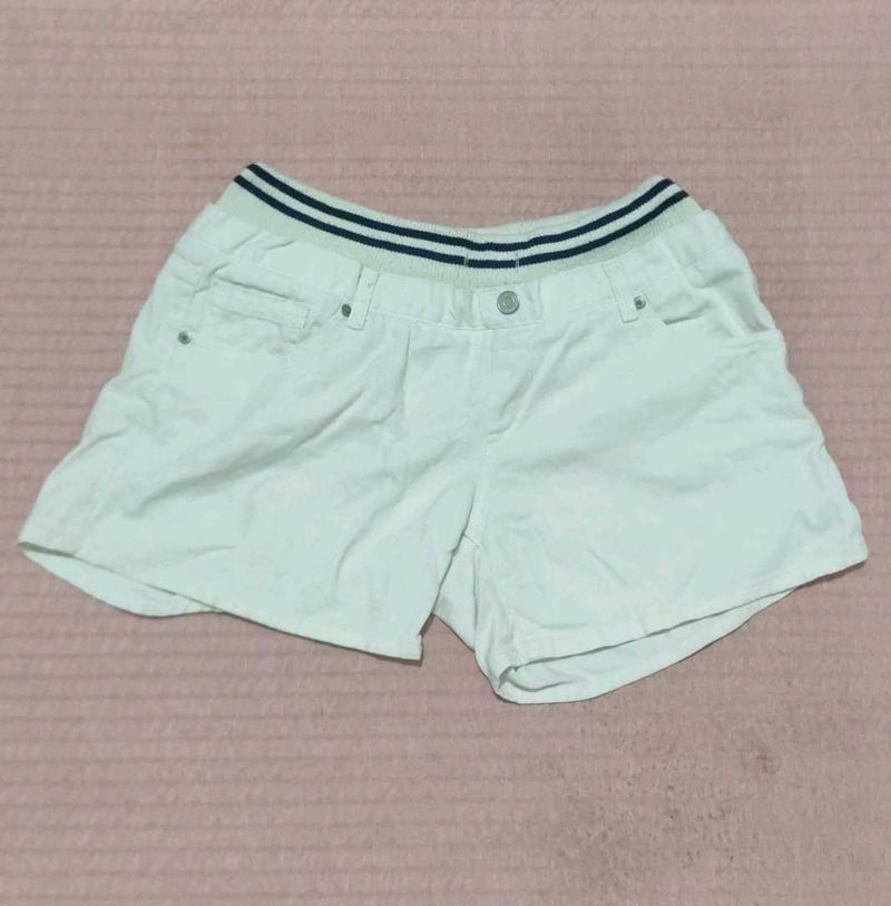 White Shorts