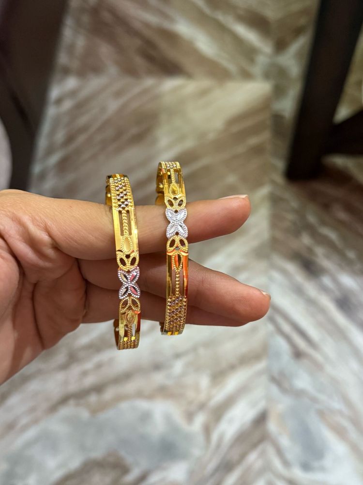 1gm Pure Gold Layer Bangles