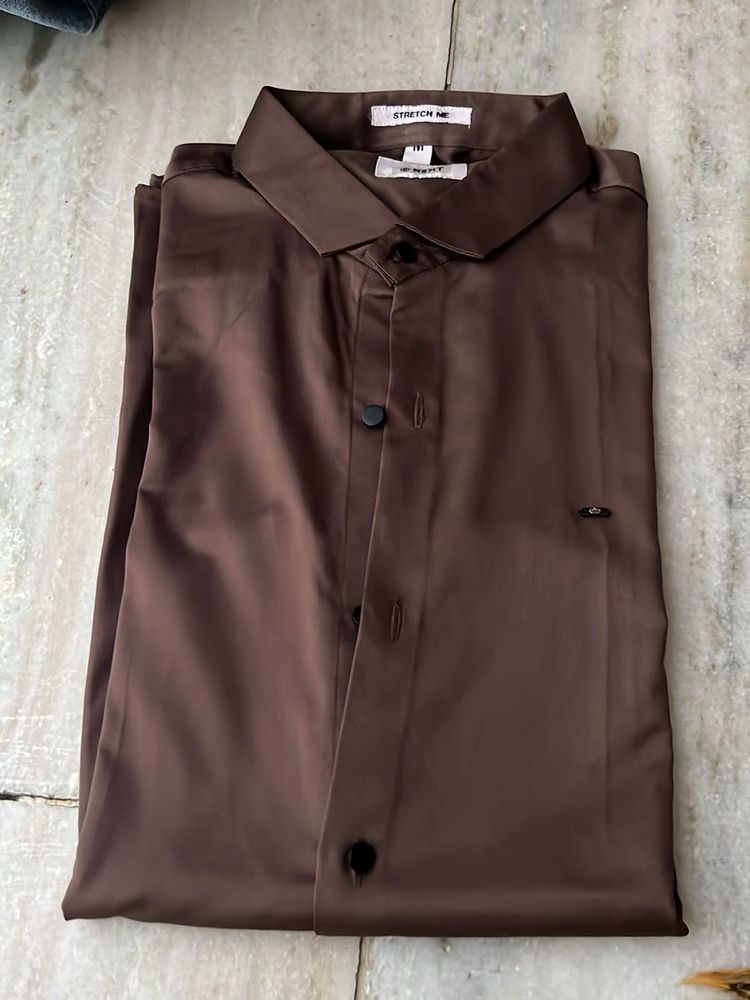 tan Formal Shirt