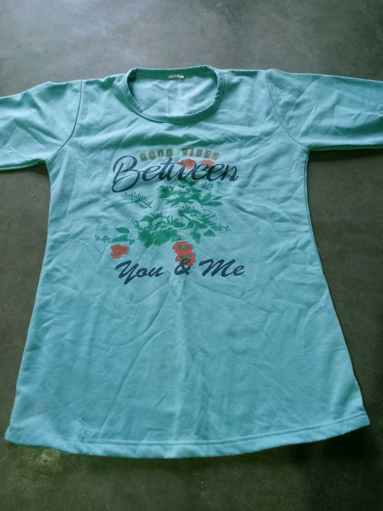 Cute Graphic warm T-shirt