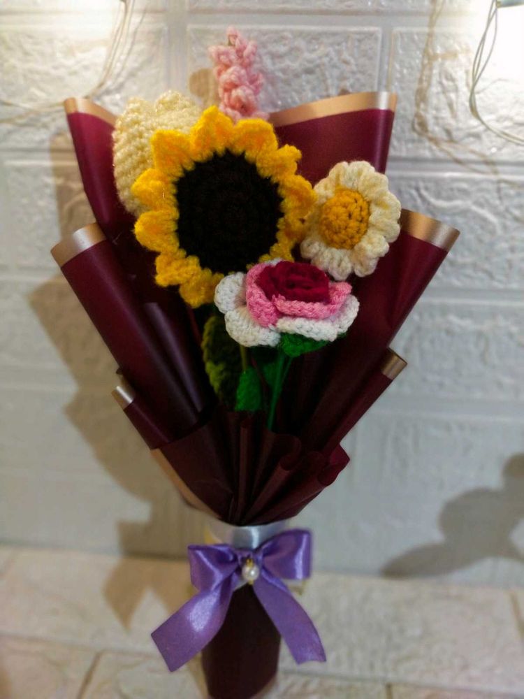 Crochet Flower Bouquet