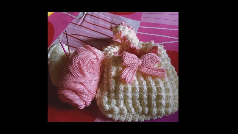 Crocheted Bubble Bag