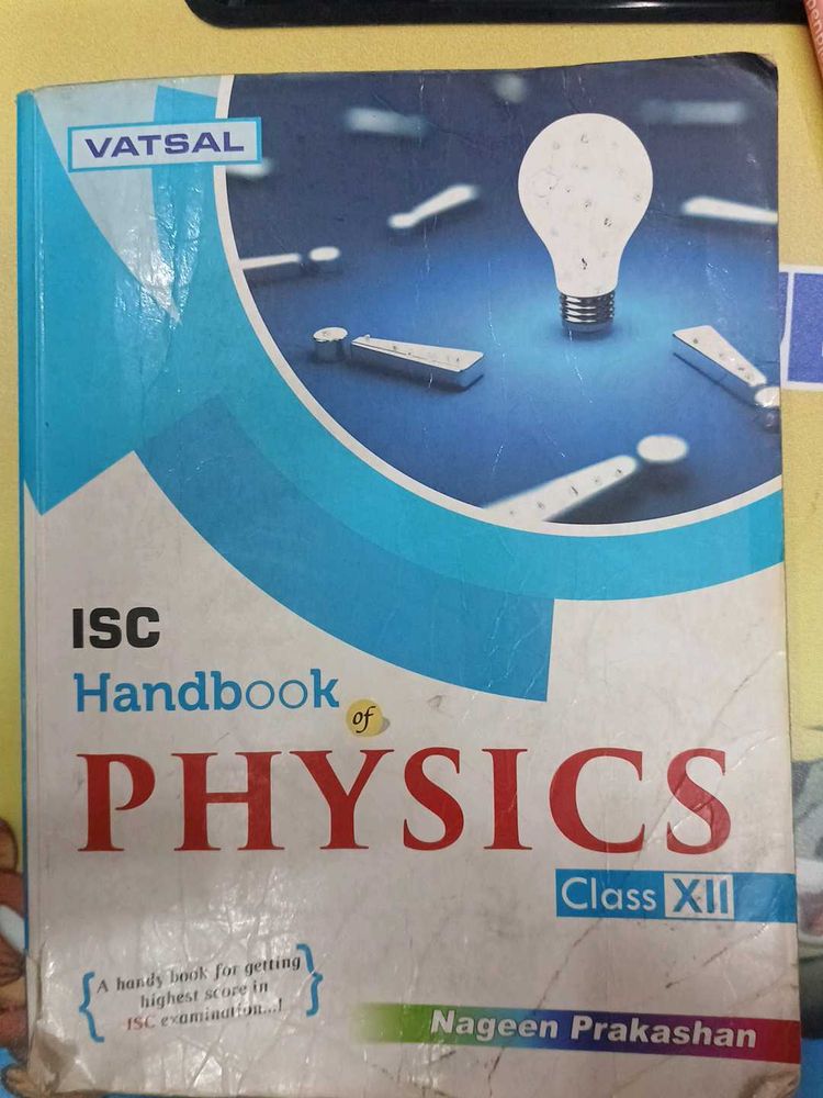 Handbook Of Physics For Class 12
