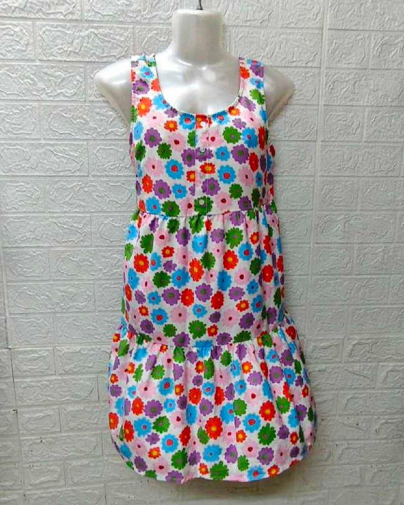 Floral Sundress + Any One Freebie Earings Set