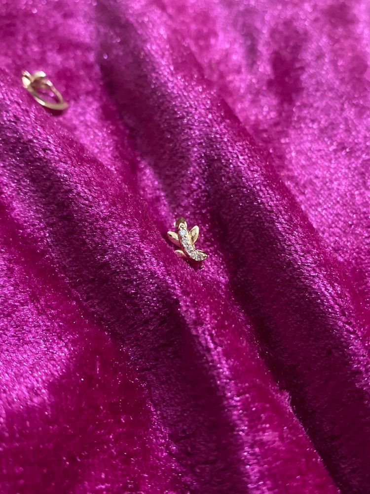 Anti Tarnish Cute Gold Flower Earring
