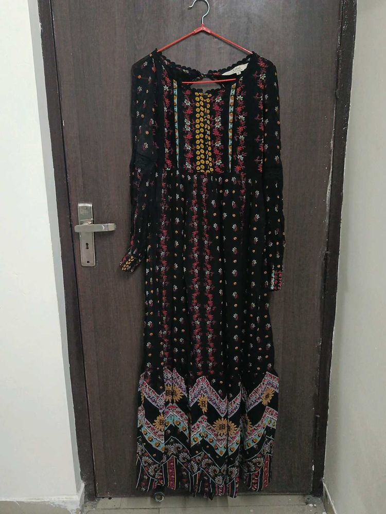 Floral Print Maxi Dress