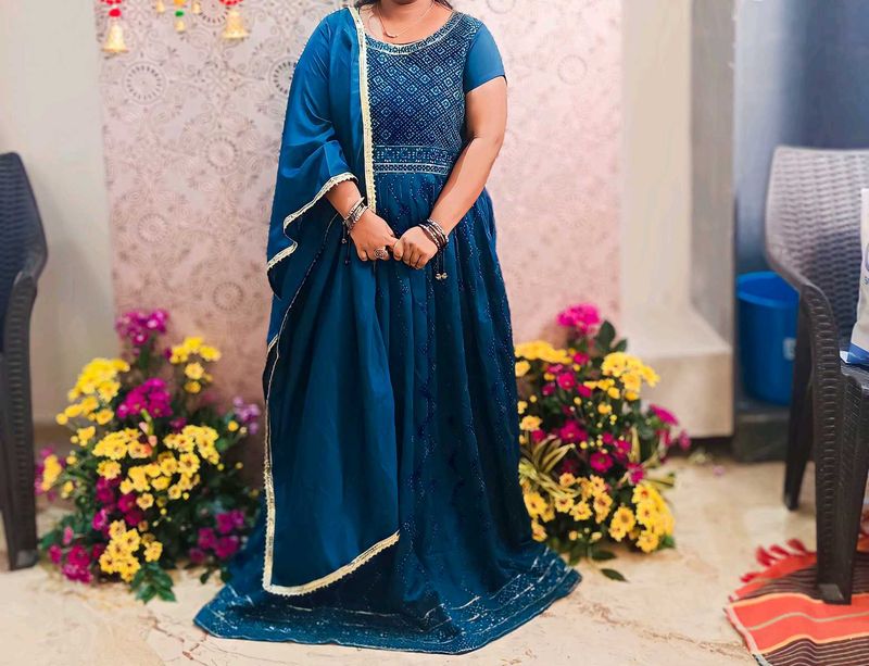 Elegant Blue Kurta Set