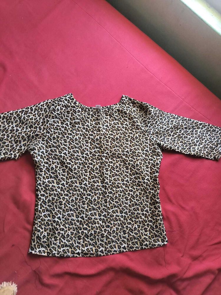 Leopard Print Top